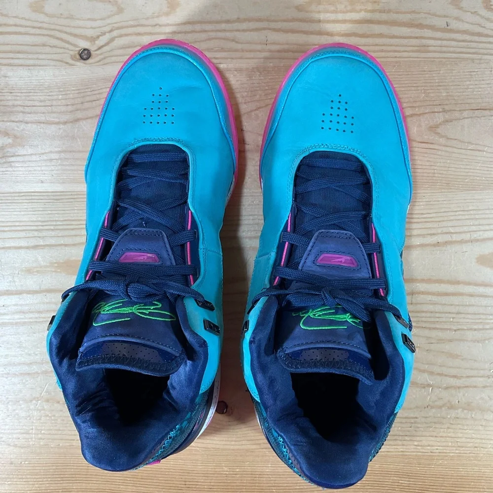 Nike LeBron NXXT Gen AMPD Basketball Shoes FJ1566-300 Men’s 10 Teal Navy Pink